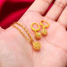 Load image into Gallery viewer, Gold Plated Necklace Set
