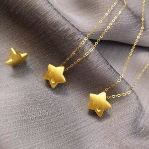 Gold Plated Necklace Set