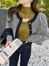 Load image into Gallery viewer, fashionable style high-end turtleneck knitted sweater
