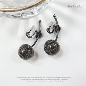 S925 Japanese Sweet Cool Style Cherry Earrings