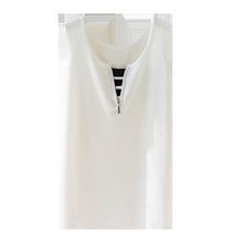 Load image into Gallery viewer, Ice Silk Camisole Women Summer Fake Two-piece Zipper Bottoming Shirt
