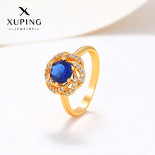 Load image into Gallery viewer, Copper Alloy Inlaid Zirconia Flower Closed Ring
