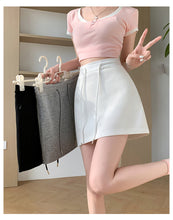 Load image into Gallery viewer, Sweet and spicy sporty high-waisted slimming hip-hugging A-line skirt
