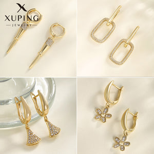 Geometric Zircon Earrings For Women