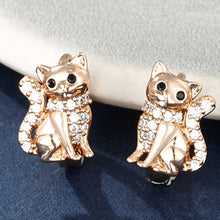 Load image into Gallery viewer, Cartoon Cute Cat Earrings
