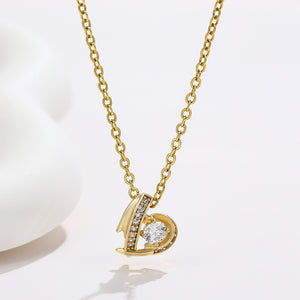 Niche Design Heart-shaped Necklace Set