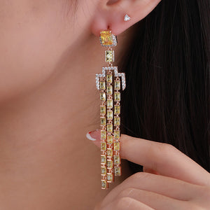 Luxurious Catwalk Retro Earrings