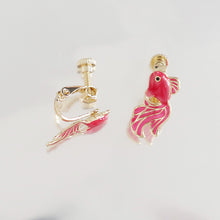 Load image into Gallery viewer, S925 Goldfish Koi Earrings
