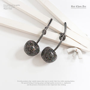 S925 Japanese Sweet Cool Style Cherry Earrings