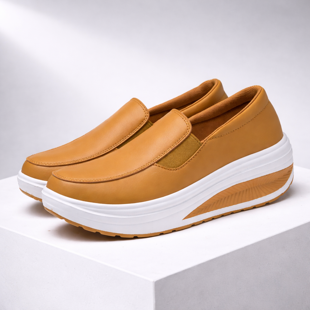 Abigail | Slip-On Platform Supportive Walking Shoes