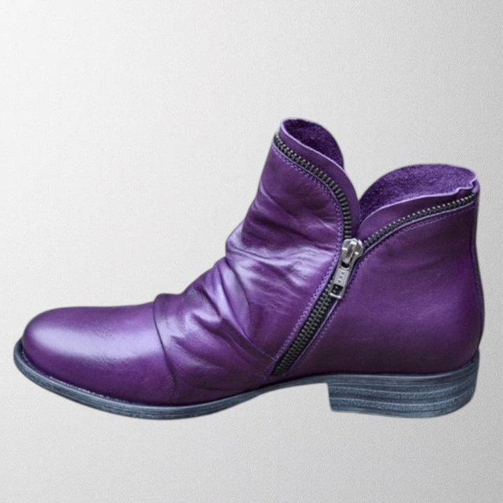 Alexis | Cozy Slouchy Waterproof Boots with Side Zip