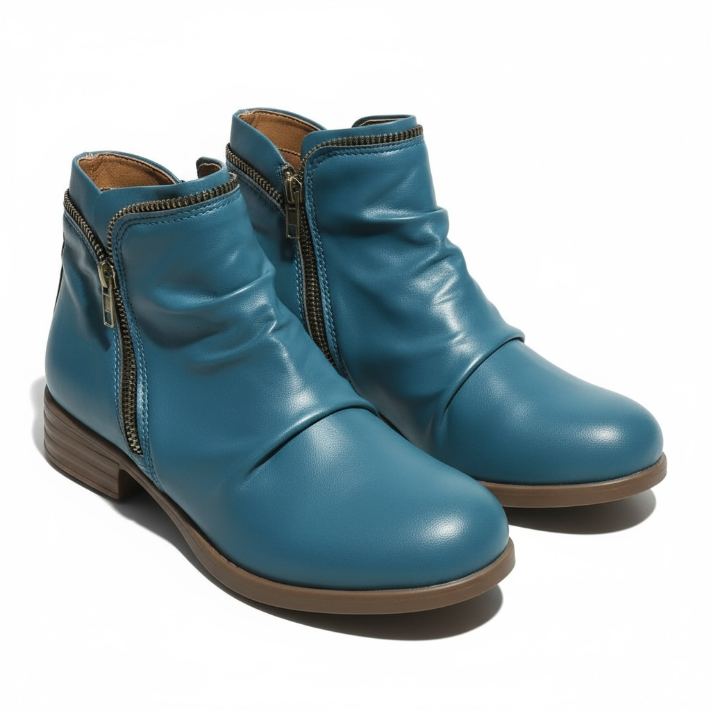 Alexis | Cozy Slouchy Waterproof Boots with Side Zip