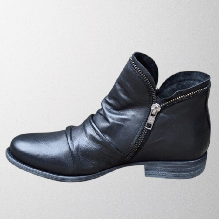 Alexis | Cozy Slouchy Waterproof Boots with Side Zip