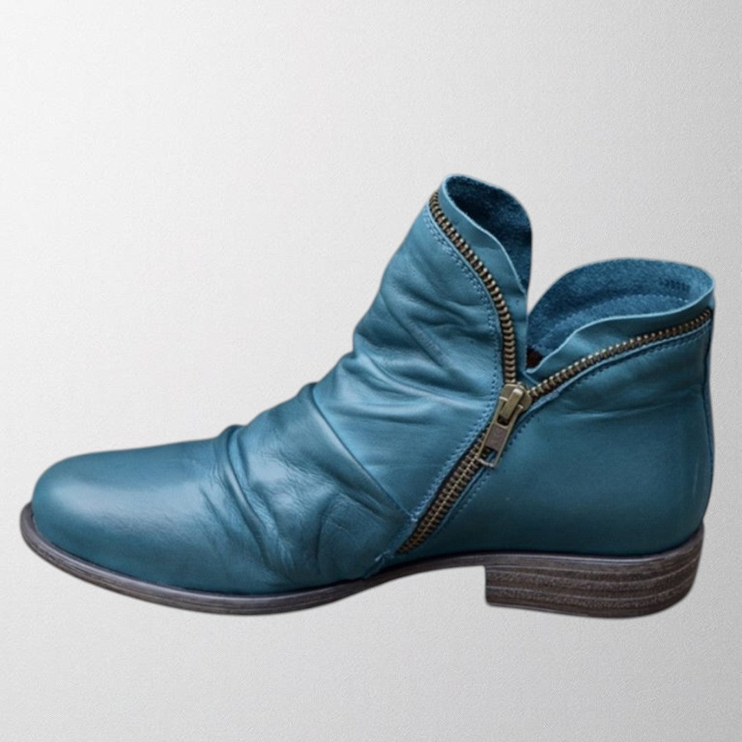 Alexis | Cozy Slouchy Waterproof Boots with Side Zip