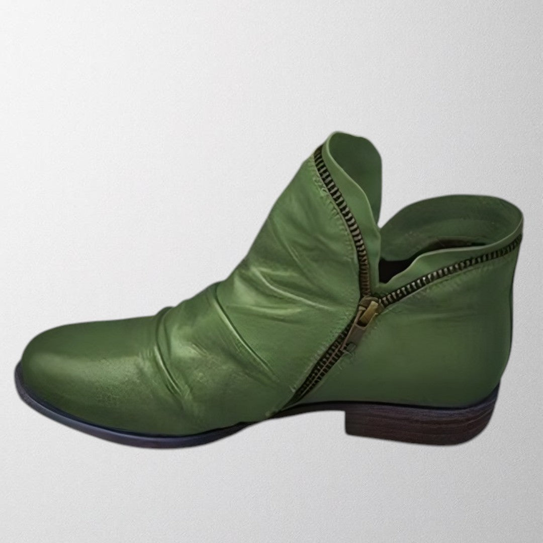 Alexis | Cozy Slouchy Waterproof Boots with Side Zip