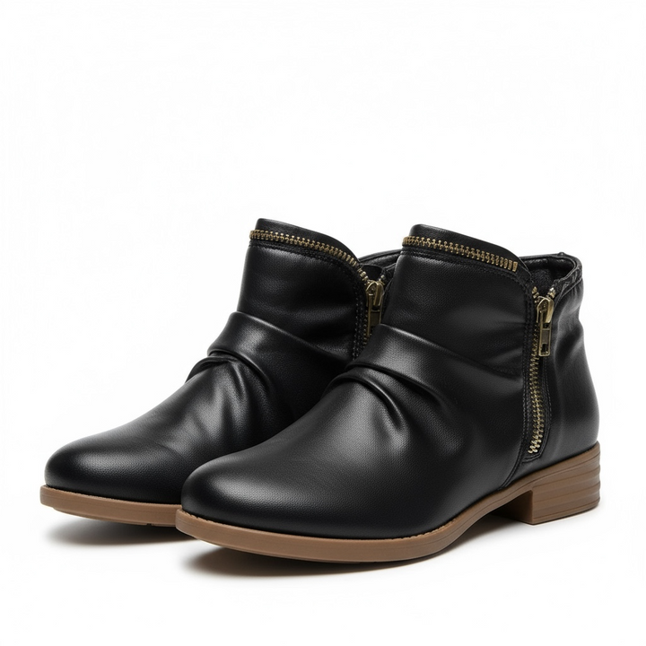 Alexis | Cozy Slouchy Waterproof Boots with Side Zip
