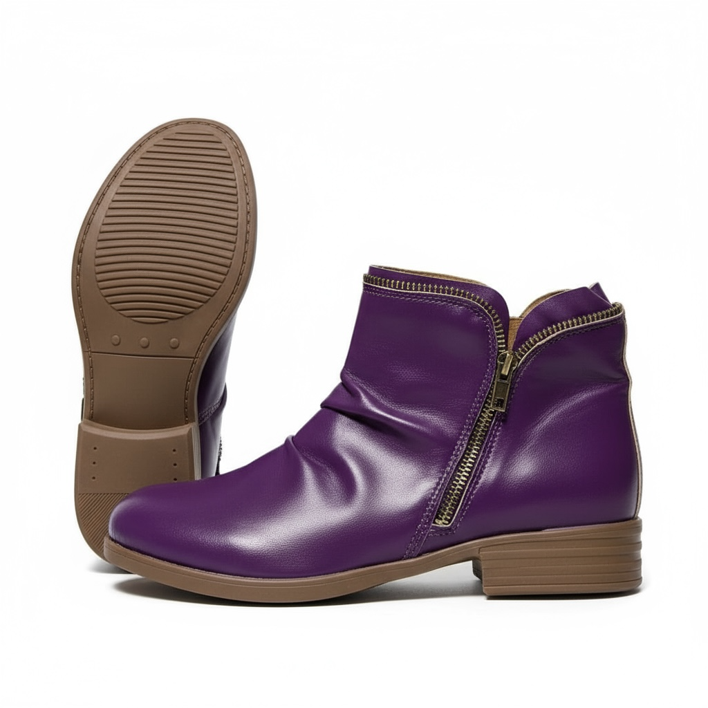 Alexis | Cozy Slouchy Waterproof Boots with Side Zip