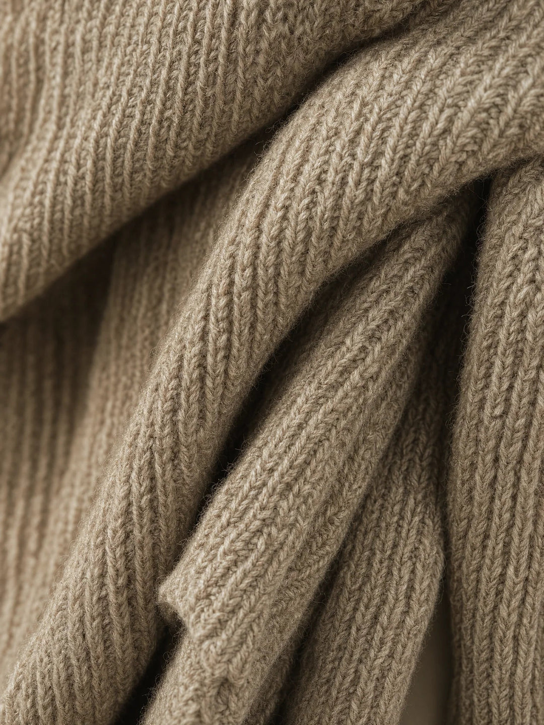 Alexis | Relaxed Mock Neck Sweater Dress with Lantern Sleeves