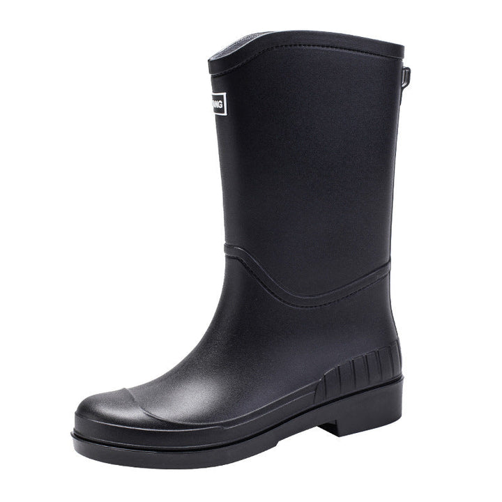 Alice | Elegant Waterproof Mid-Calf Rain Boots with Non-Slip Sole