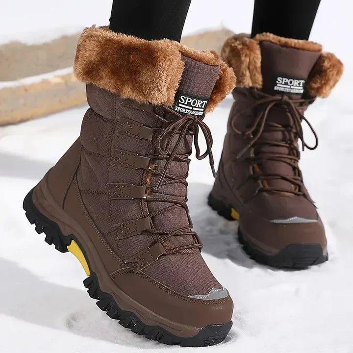 Alice | Graceful Waterproof Boots with Faux Fur Cuff for Snow