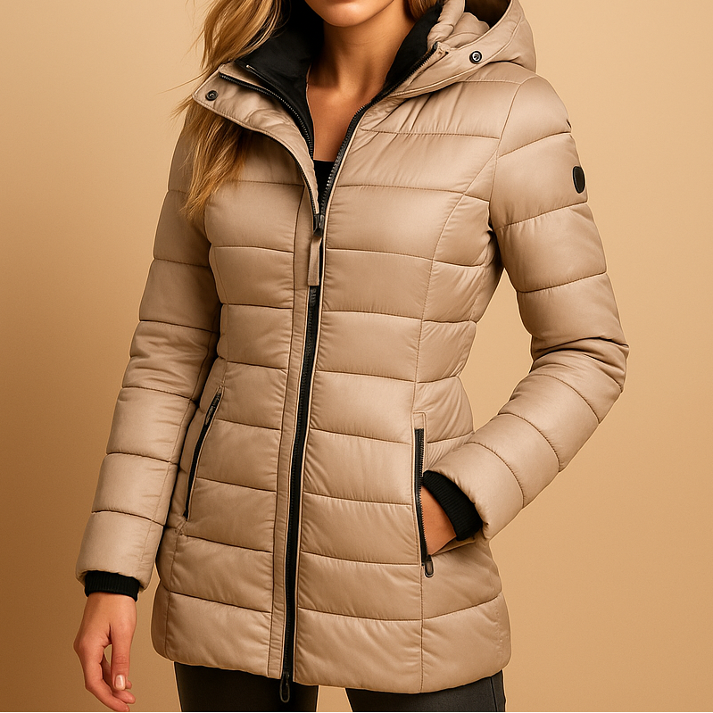 Amanda | Cozy Quilted Hooded Puffer Jacket