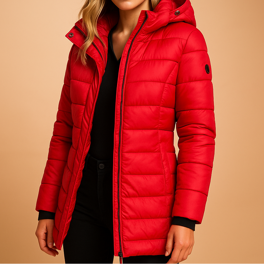 Amanda | Cozy Quilted Hooded Puffer Jacket