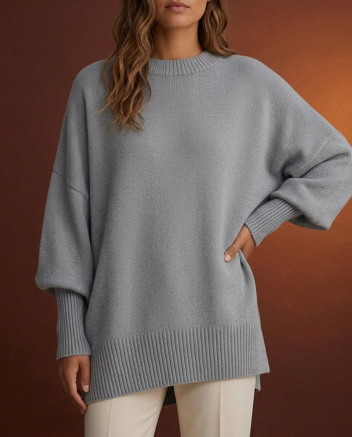 Amanda | Graceful Oversized Sweatshirt Knit Pullover