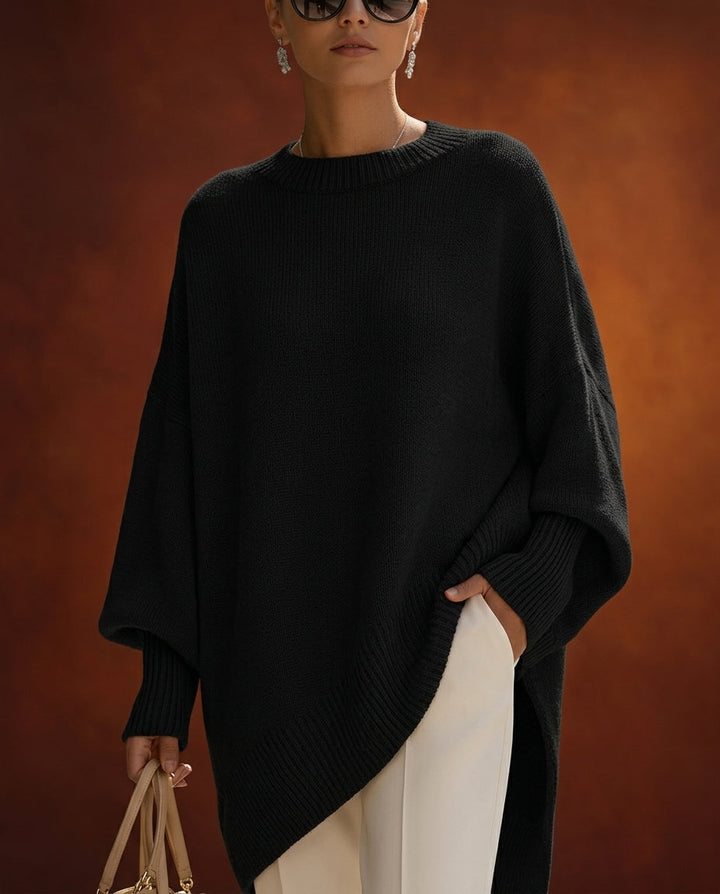 Amanda | Graceful Oversized Sweatshirt Knit Pullover
