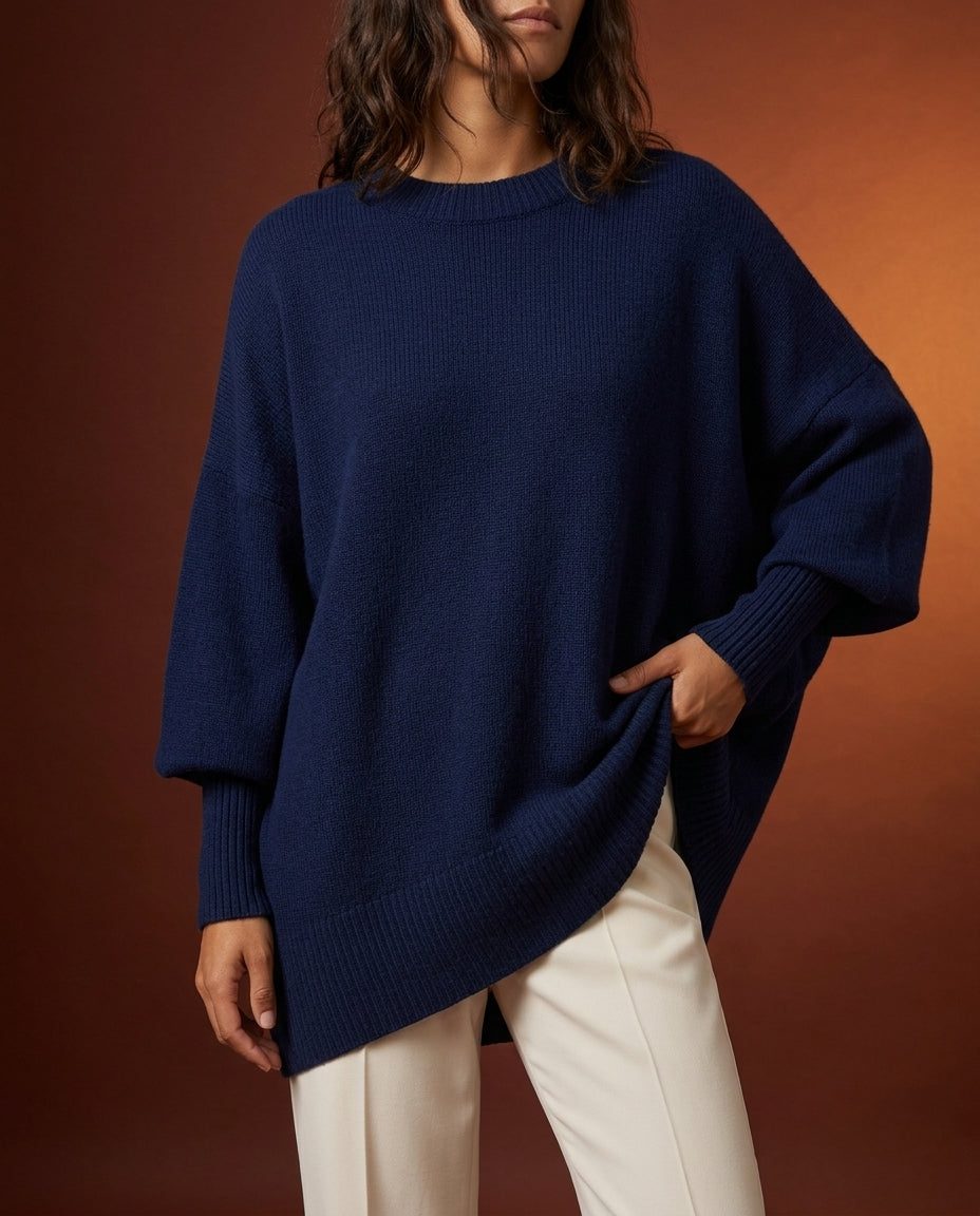 Amanda | Graceful Oversized Sweatshirt Knit Pullover
