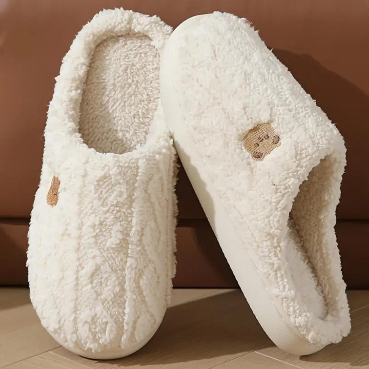 Andrea | Timeless Cozy Cable Knit Winter Slippers