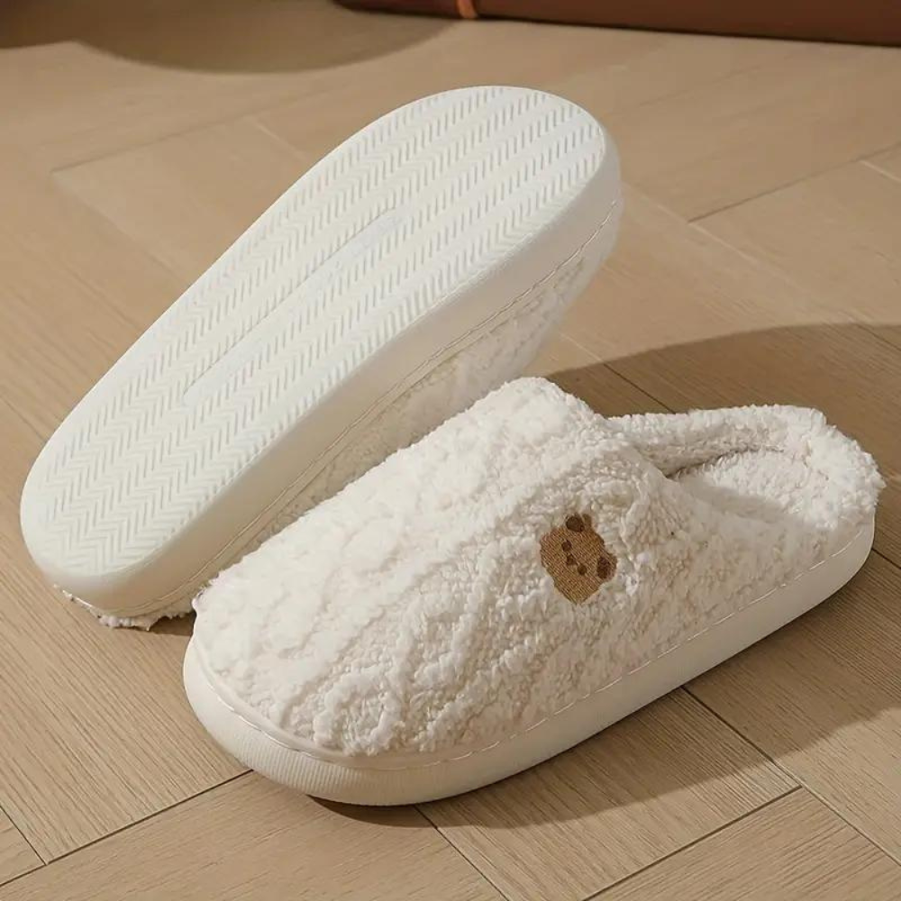 Andrea | Timeless Cozy Cable Knit Winter Slippers