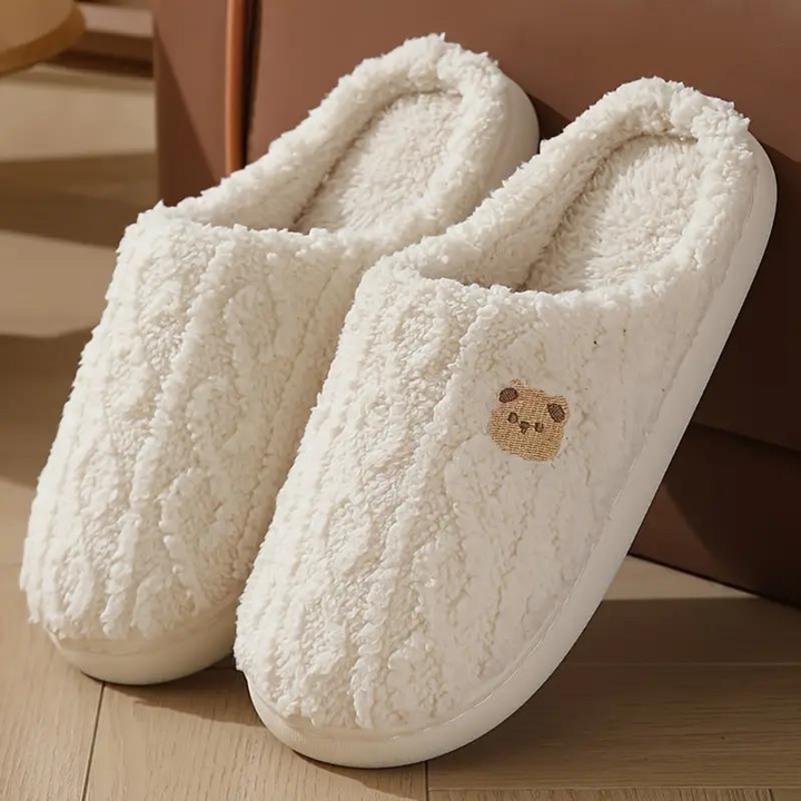 Andrea | Timeless Cozy Cable Knit Winter Slippers