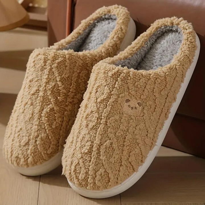 Andrea | Timeless Cozy Cable Knit Winter Slippers