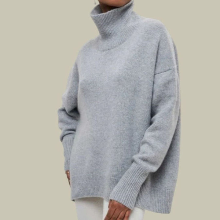 Angela | Sophisticated Oversized Long Sleeve Turtleneck Sweater