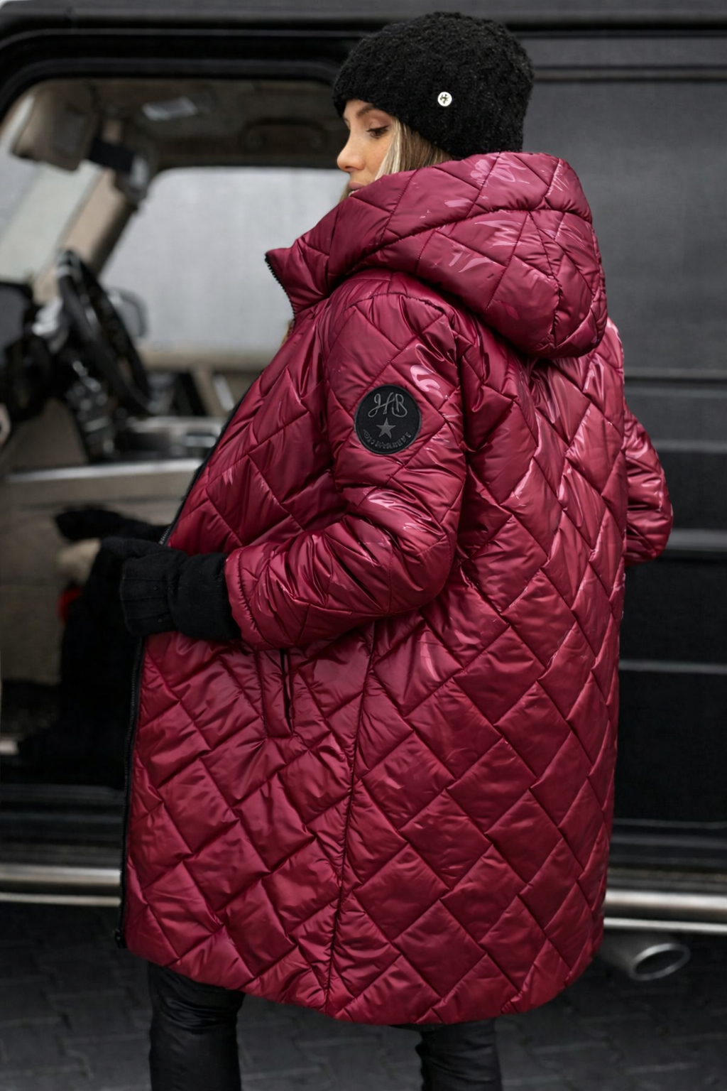 Ann | Classic Quilted Hooded Long Puffer Jacket