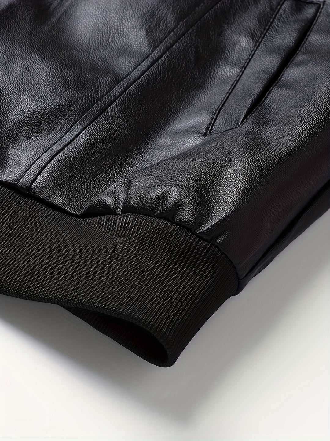 Anthony | Refined Zip-Up Leather Bomber Jacket