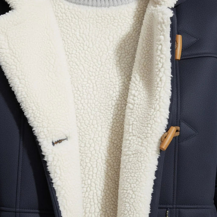 Ava | Effortless Hooded Winter Sherpa Jacket Women