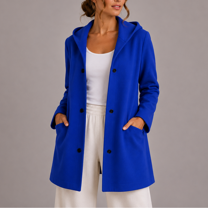 Barbara | Cozy Hooded Snap-Button Cardigan Jacket Hoodie