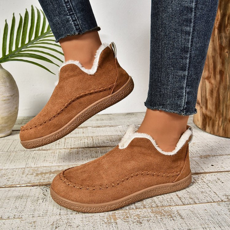 Barbara | Stylish Cozy Fleece-Lined Moccasin Slippers