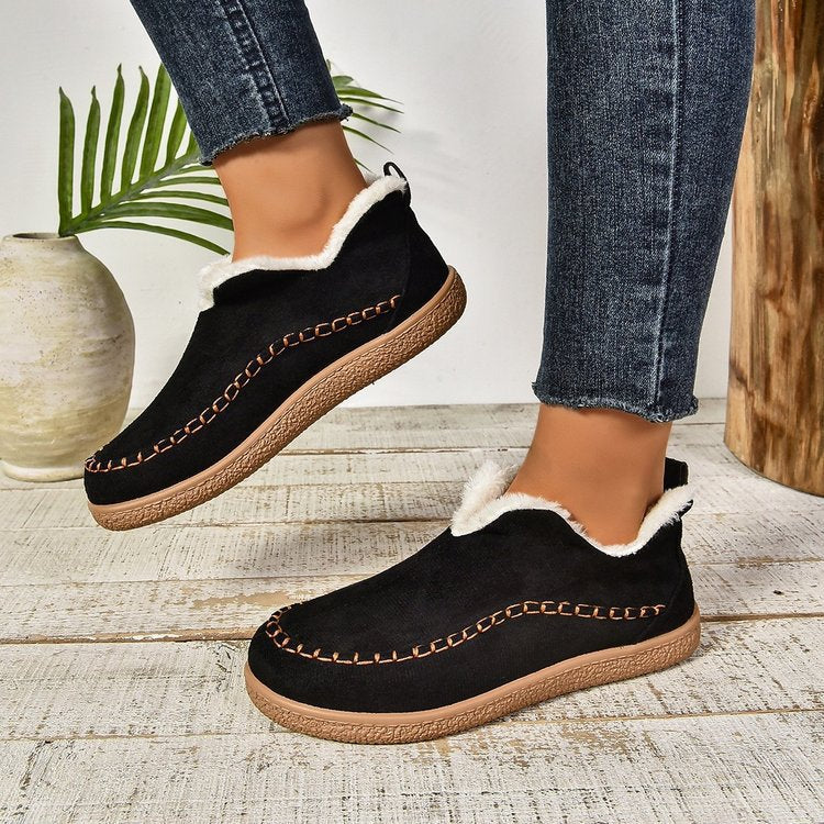 Barbara | Stylish Cozy Fleece-Lined Moccasin Slippers