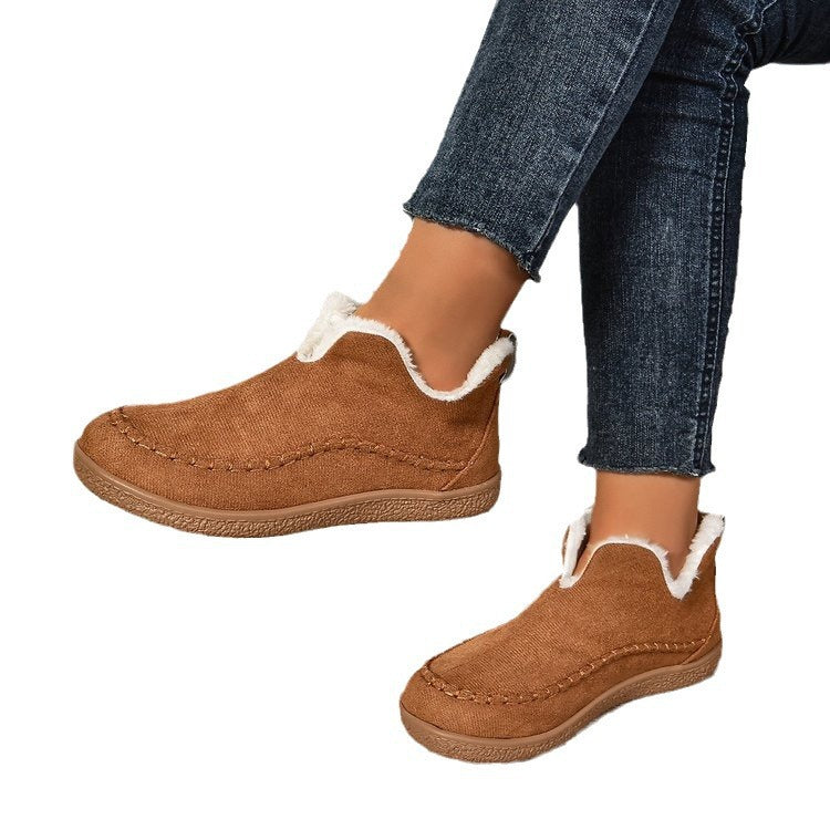 Barbara | Stylish Cozy Fleece-Lined Moccasin Slippers