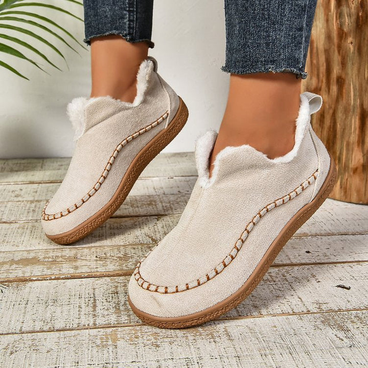Barbara | Stylish Cozy Fleece-Lined Moccasin Slippers