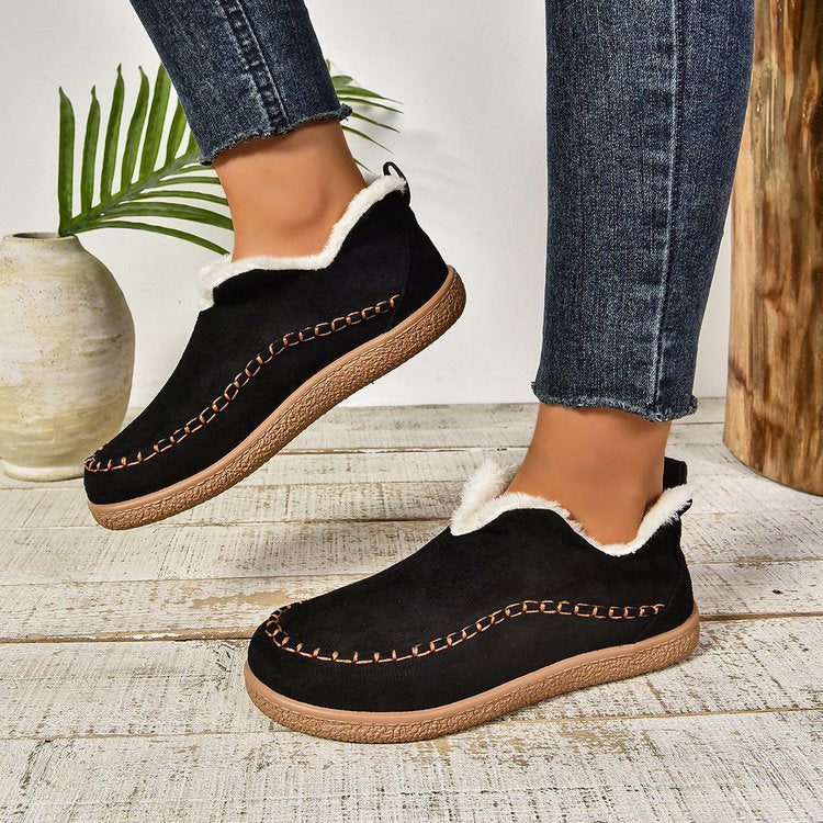 Barbara | Stylish Cozy Fleece-Lined Moccasin Slippers