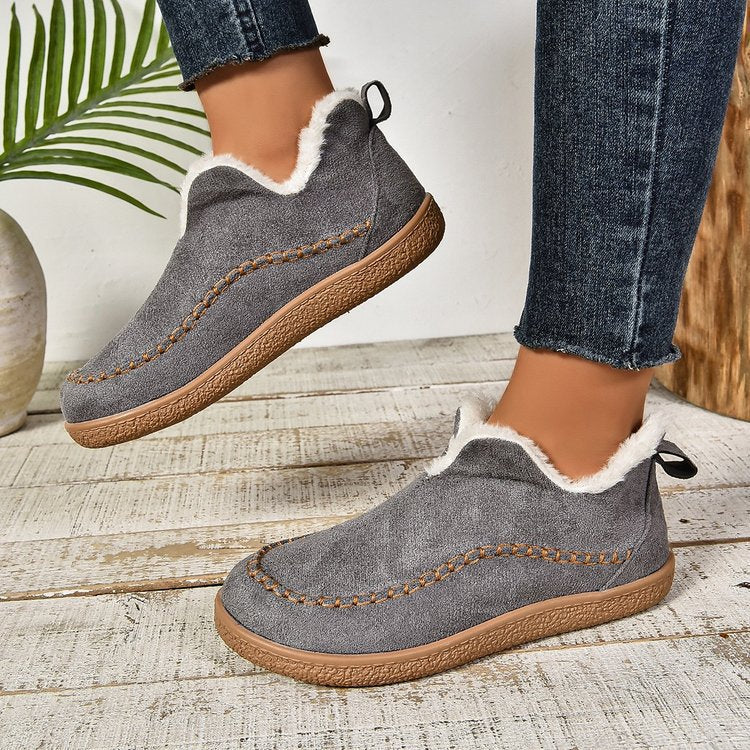 Barbara | Stylish Cozy Fleece-Lined Moccasin Slippers