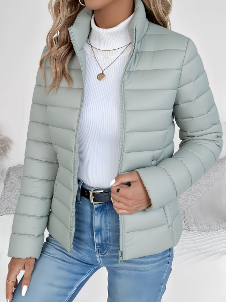 Beverly | Chic Quilted Zip-Up Puffer Jacket