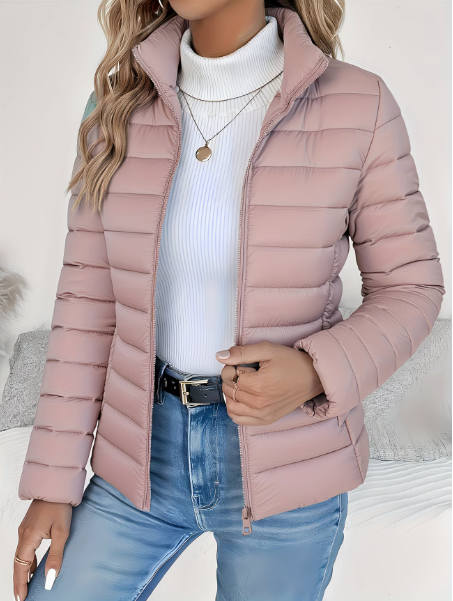 Beverly | Chic Quilted Zip-Up Puffer Jacket