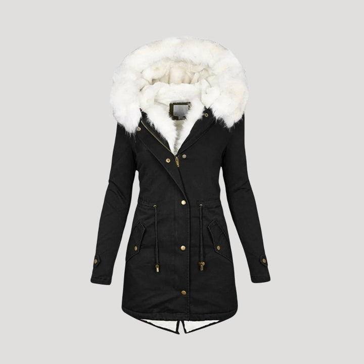 Beverly | Sophisticated Belted Hooded Winter Puffer Jacket