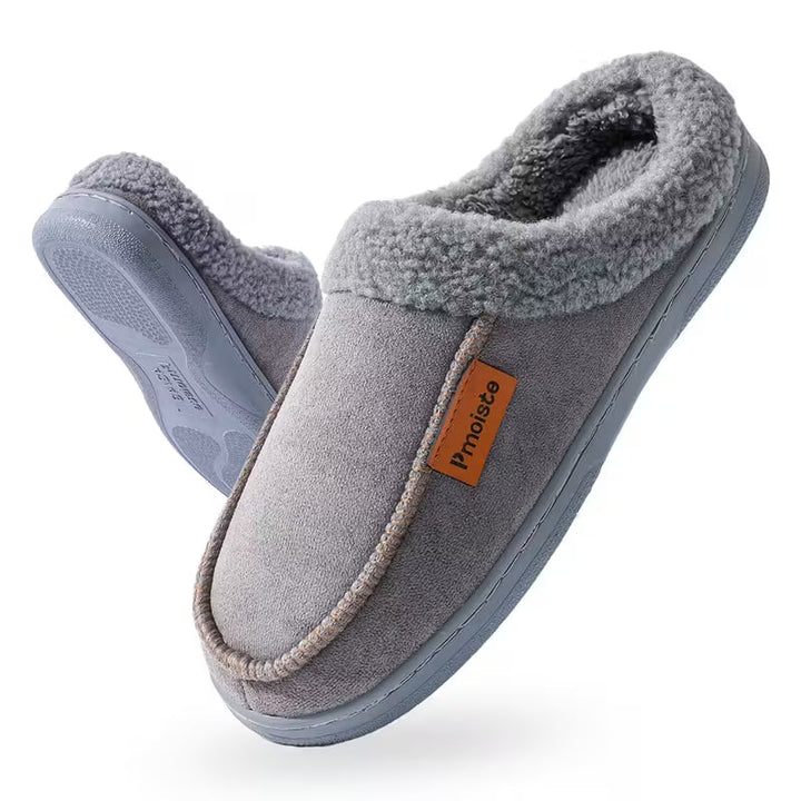 Billy | Plush-Lined Moccasin Slip-On Mens Slippers