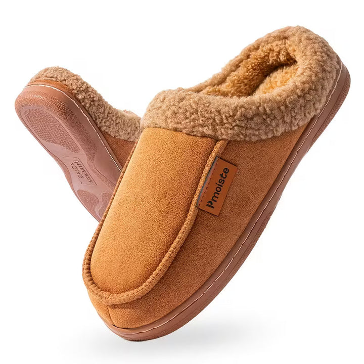 Billy | Plush-Lined Moccasin Slip-On Mens Slippers