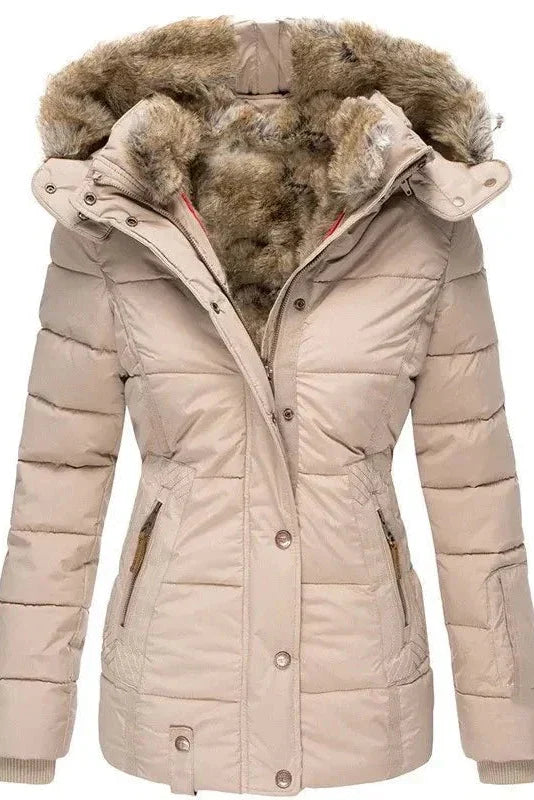 Brenda | Timeless Slim Fit Hooded Winter Puffer Jacket